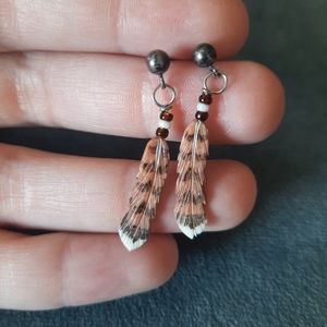 Feather Shaped Earrings